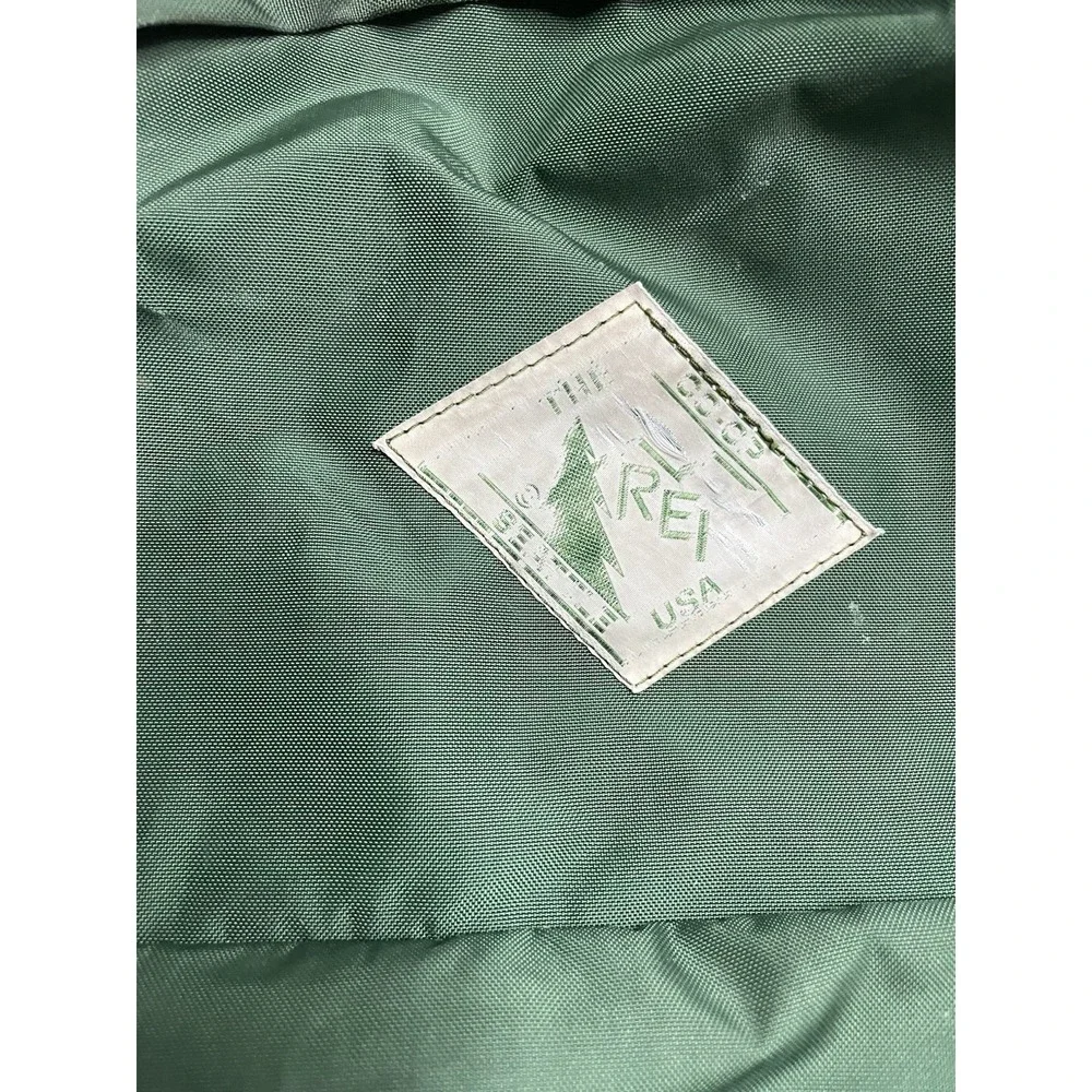 Vintage REI Co-op Green Canvas Backpack Rucksack Made in USA Rare 70s 80s